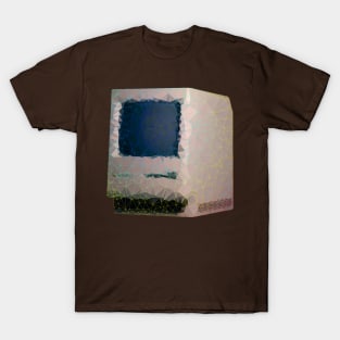 Low Poly Macintosh Plus with Gradient Color Edges T-Shirt